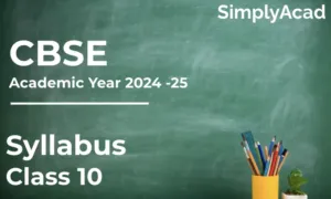 CBSE Class 10 Syllabus